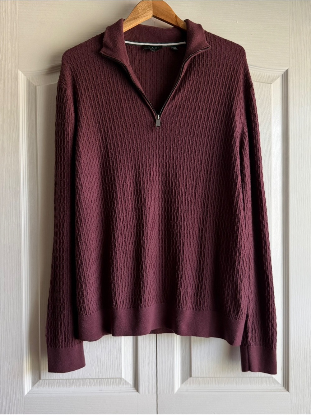 Ted Baker London Martenn Quarter Zip Pullover Sweater